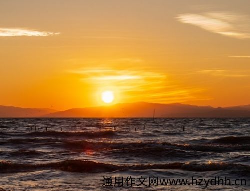 关于夕阳的唯美签名简短 浪漫的夕阳签名大全